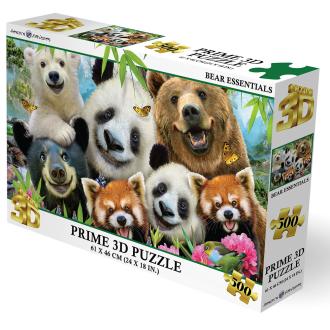 Puzzle 3D - Medvjedi 500 kom 61x46cm Selfie
