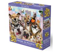 Puzzle 3D - Selfie - Kučni ljubimci 63 kom 31x23cm