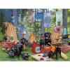 Puzzle 2D/3D - Smeđi i crni labradori 63 kom 31x23cm Giordano