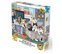 Puzzle 2D/3D - Vrtlarski mačići / Mačje stablo 500 kom 61x46cm Giordano