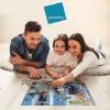Puzzle 2D/3D - Mačići kraj jezera / Svježi proizvodi s farme 500 kom 61x46cm Giordano
