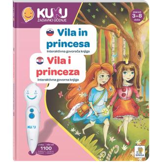 Interaktivna knjiga Kuku - Vila i princeza (bez olovke)