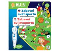 Interaktivna knjiga Kuku - Zabavni svijet sporta (bez olovke)
