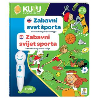 Interaktivna knjiga Kuku - Zabavni svijet sporta (bez olovke)