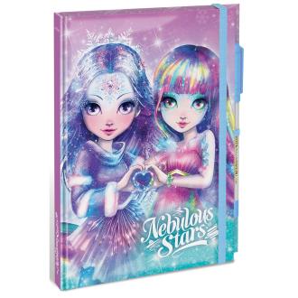 Notebook A5 bijeli listovi Nebulous Stars - više motiva